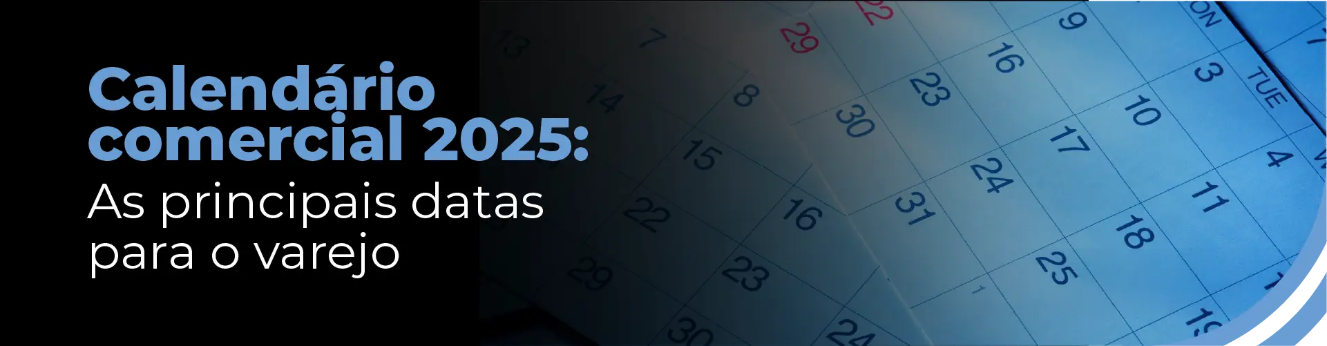 Calendário comercial 2025